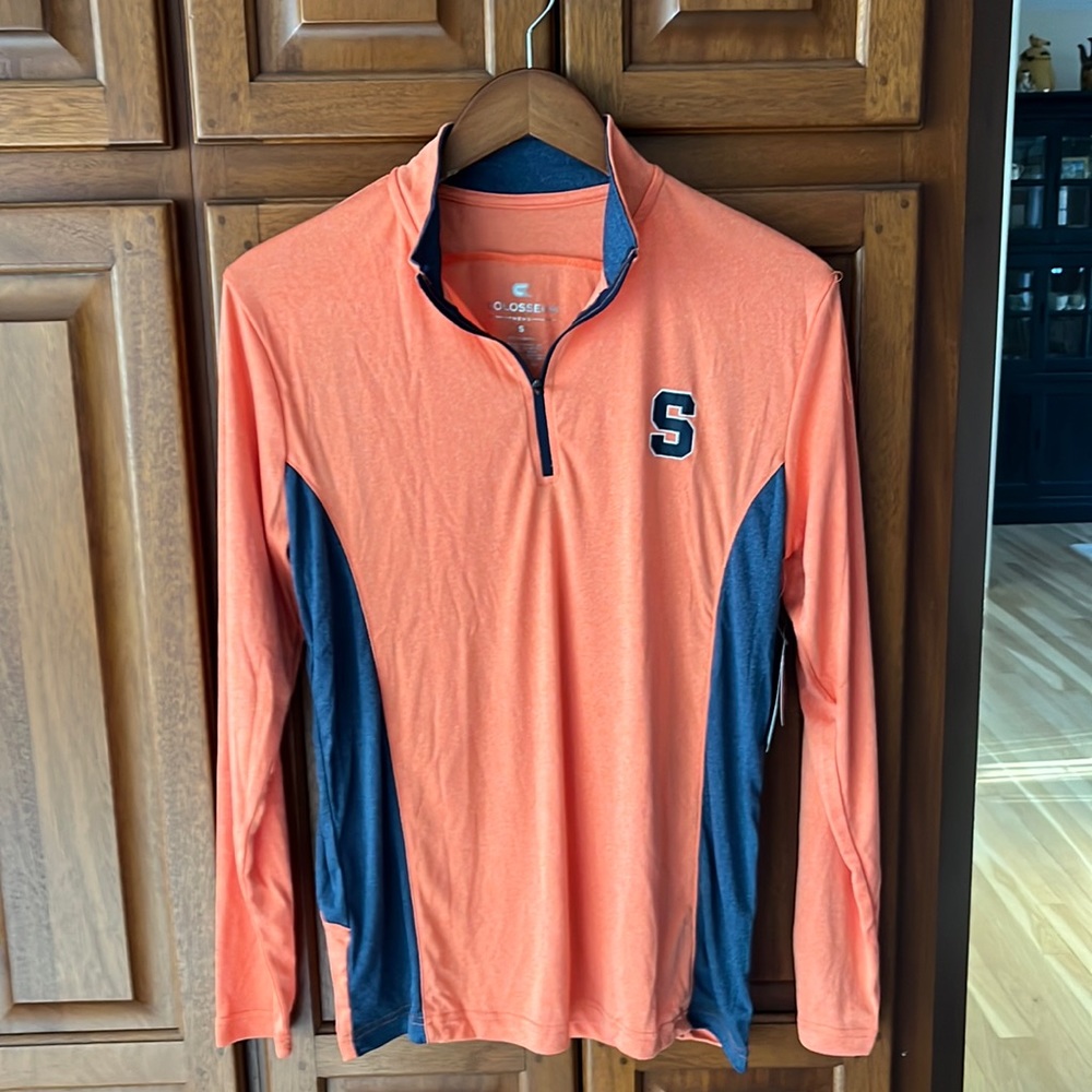 Syracuse 3/4 zip NWT